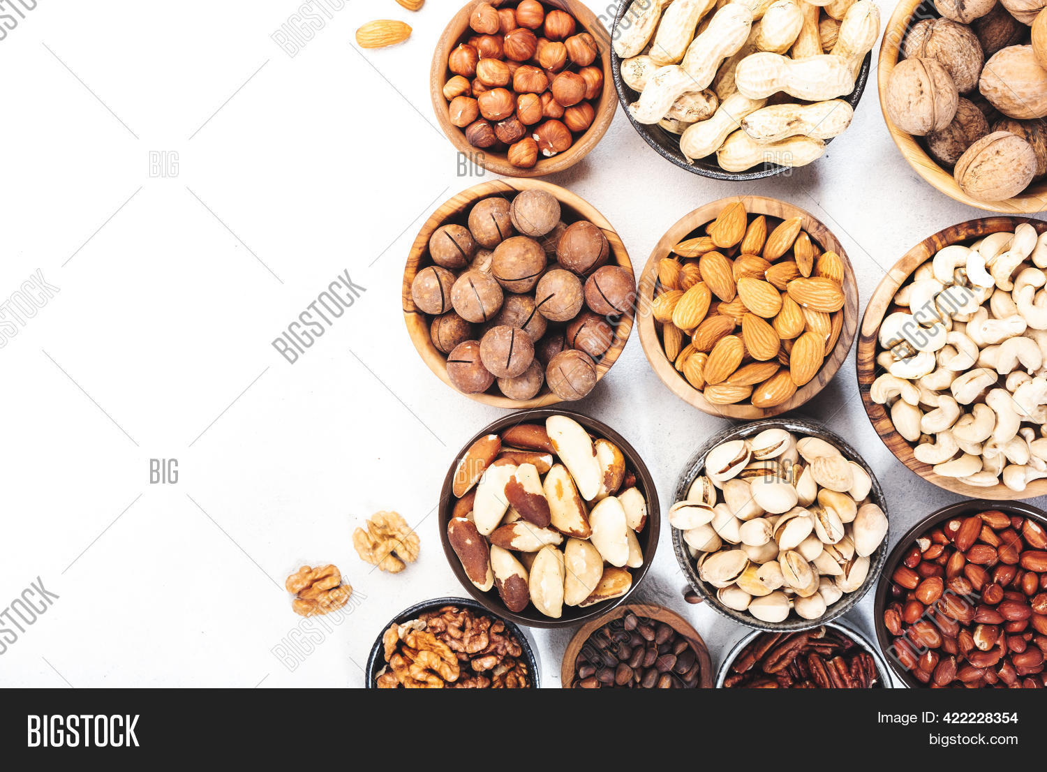 Nuts Bowls Set. Image & Photo (Free Trial) Bigstock