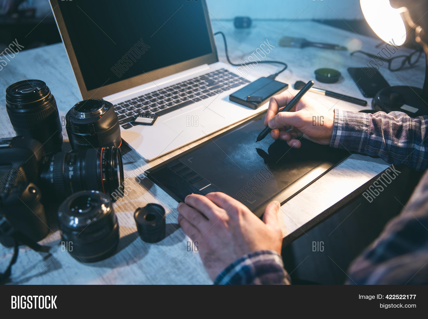 Man Working Graphics Image & Photo (Free Trial) | Bigstock