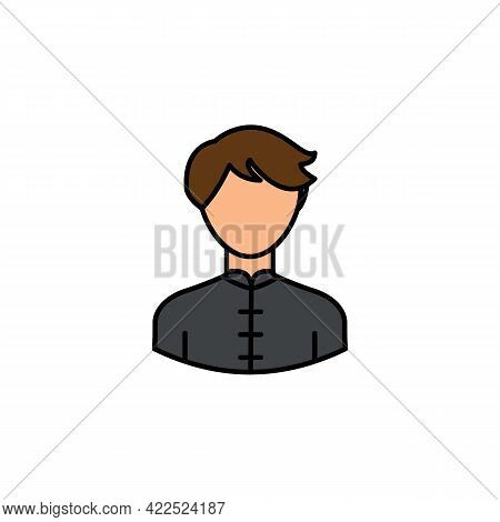 Avatar Wushu Outline Colored Icon. Signs And Symbols Can Be Used For Web Logo Mobile App Ui Ux