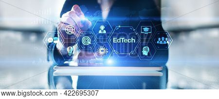 Edtech Education Technology E-learning Online Learning Internet Technology Concept