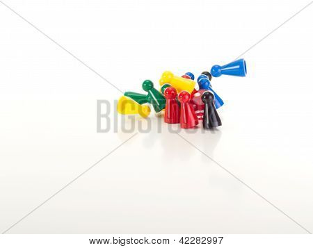 Gooien de dobbelstenen