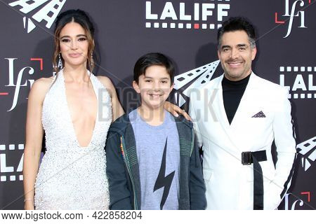 LOS ANGELES - JUN 2:  Omar Chaparro, Julian Obradors and Edy Ganem at the 7th and Union Premiere -at the TCL Chinese Theater IMAX on June 2, 2021 in Los Angeles, CA