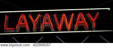 Vintaeg Neon Pawn Shop Signage Green Neon