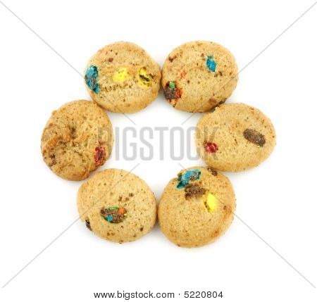 Circle Candy Cookies