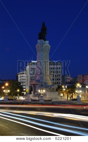 อนุสาวรีย์ของ Marques ทำ Pombal ในลิสบอน (อาทิตย์)