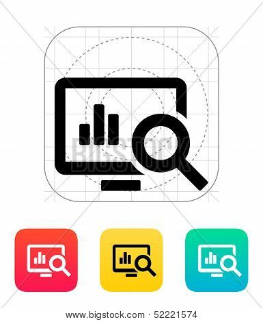 Search chart icon.
