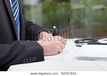 Doctor's Paperwork