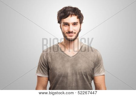 Portrait of an handsome young man