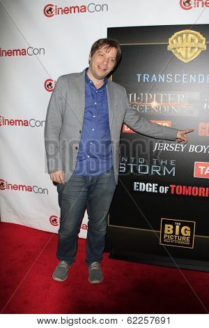 LOS ANGELES - MAR 27:  Gareth Edwards at the  CinemaCon 2014 - Warners Brothers Photocall at Caesars Palace on March 27, 2014 in Las Vegas, NV