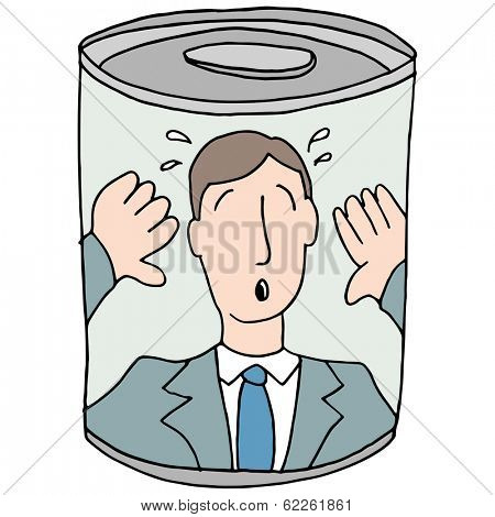 An image of a canned employee.
