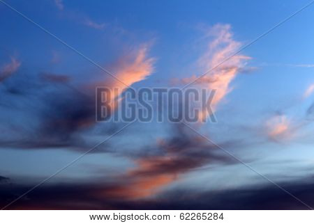 clounds and blue sky