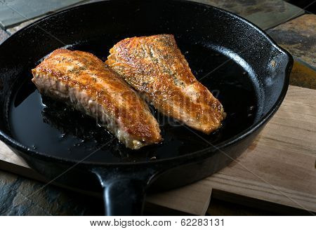 Pan Seared Salmon Fish