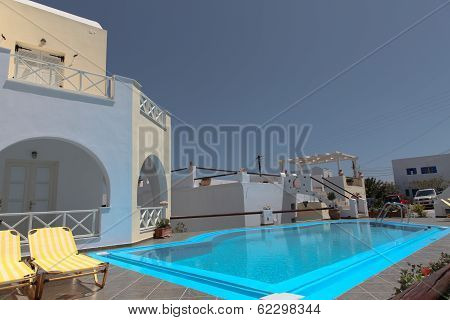 Villa On Santorini Island