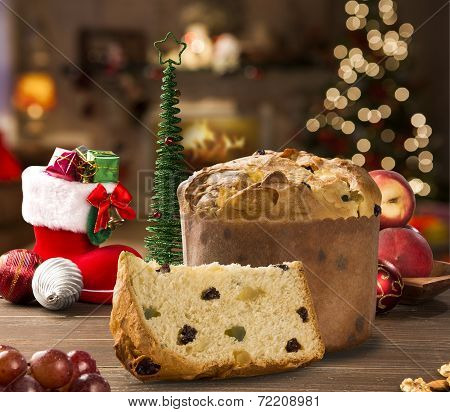 Panettone is the traditional Italian dessert for Christmas