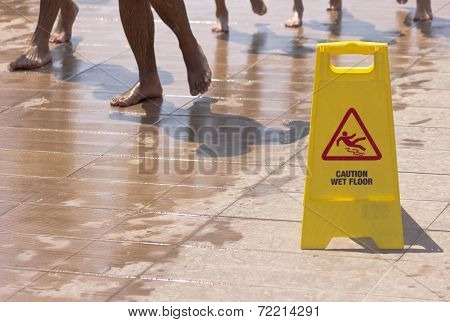 Caution Wet Floor