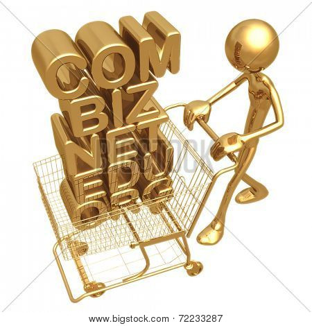 Domain Shopping E Commerce Concept