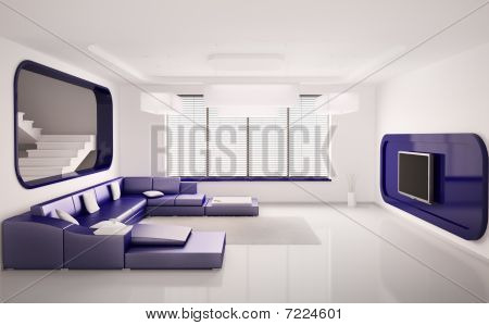 Intérieur de l'appartement 3D