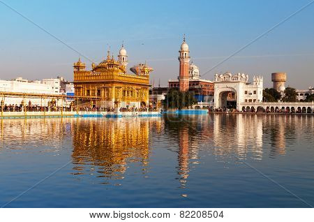 Golden Temple In Amritsar. India