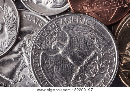 Group Of Us American Coins