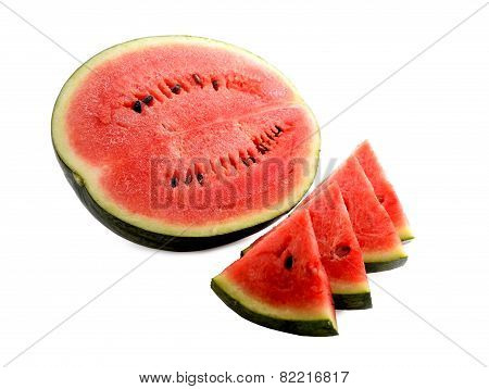 Watermelon On White Background