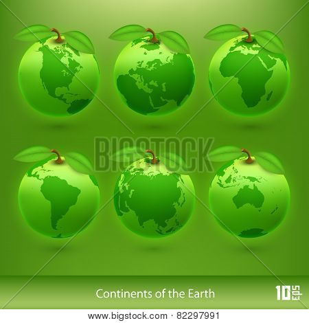 Ecology planet. Vector