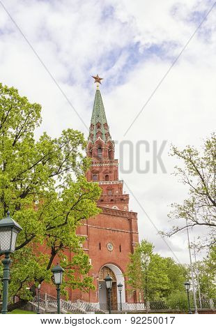 Borovitskaya Tower of Moscow Kremlin