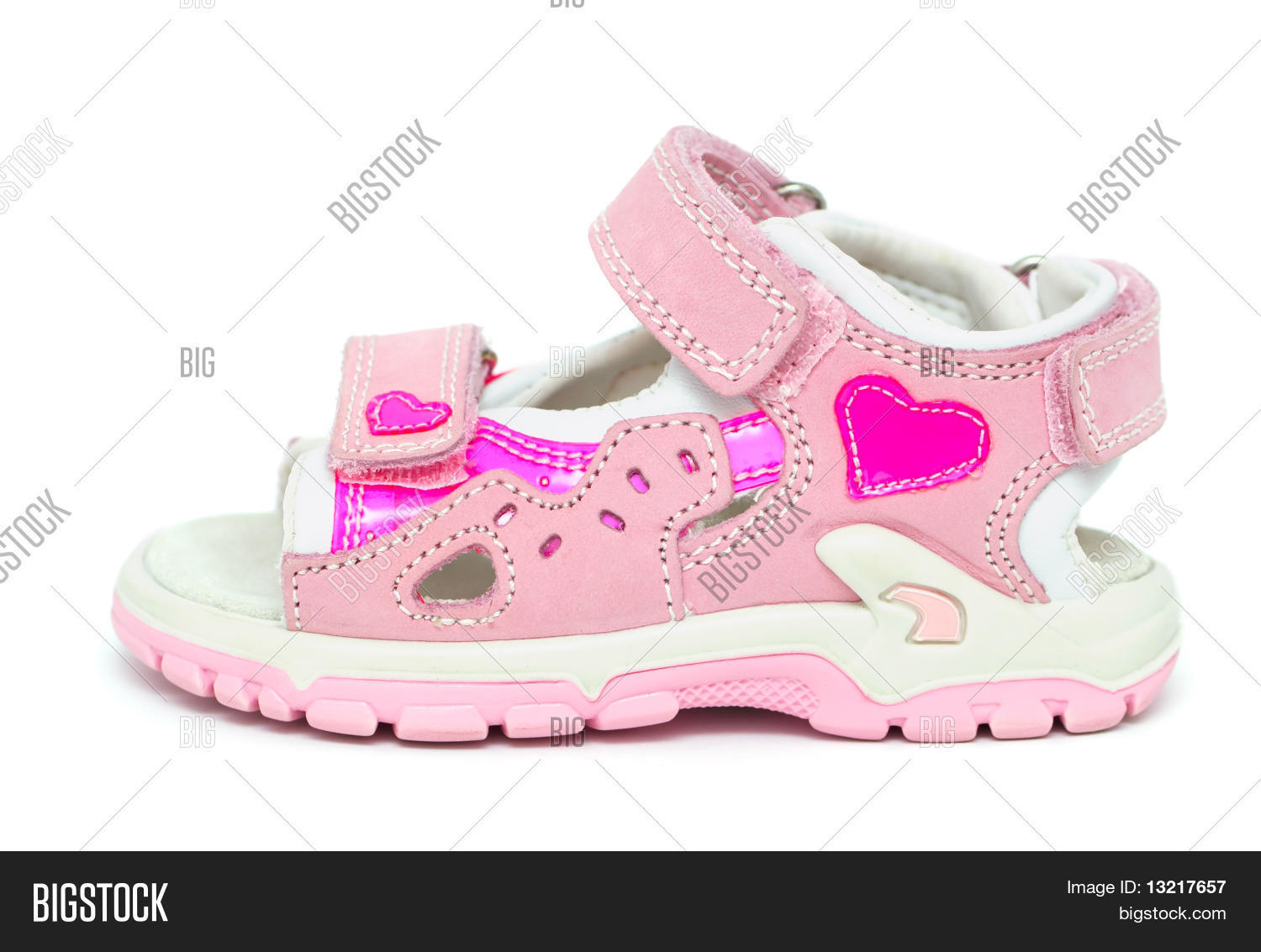Pink Child's Sandals Image & Photo (Free Trial) Bigstock