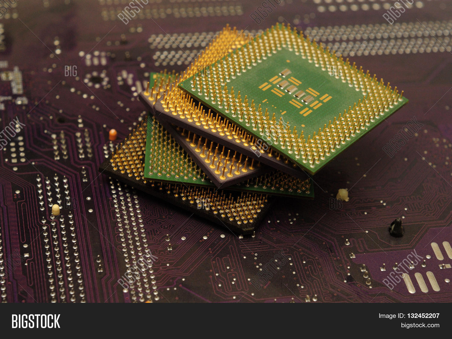 Stack CPU Processor Image & Photo (Free Trial) Bigstock
