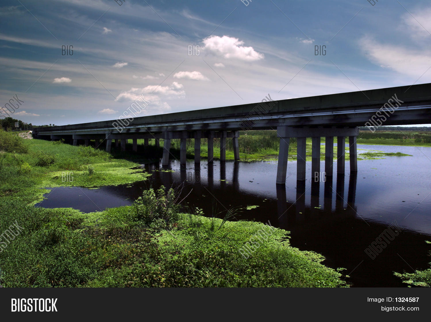 Bridge Over Wetlands Image & Photo (Free Trial) Bigstock