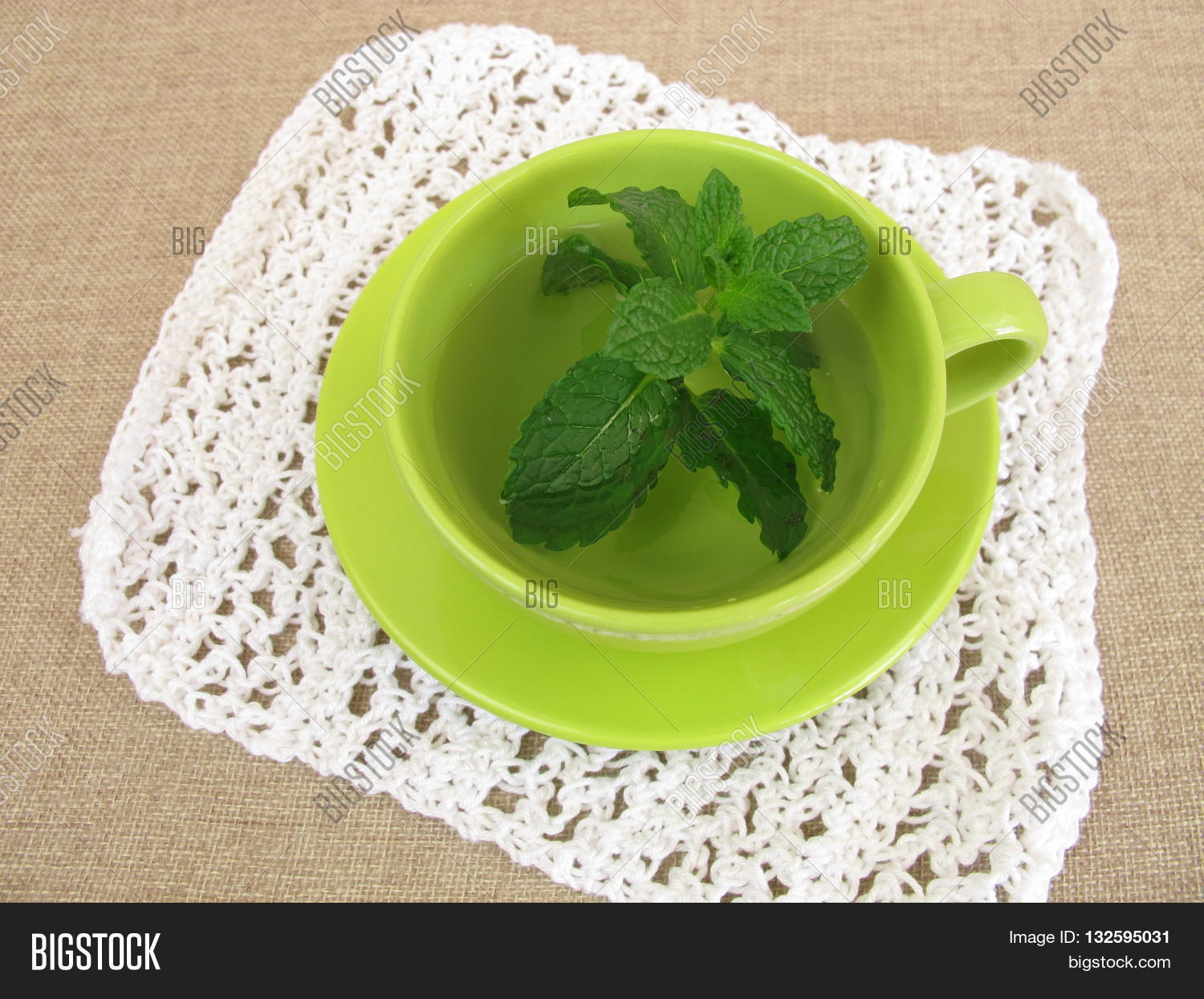 Herbal Tea Fresh Mint Image & Photo (Free Trial) | Bigstock