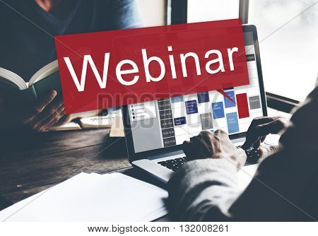 Webinar Website Online Internet Netwotking Concept