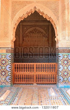 Decorative Doorway  In Morocco