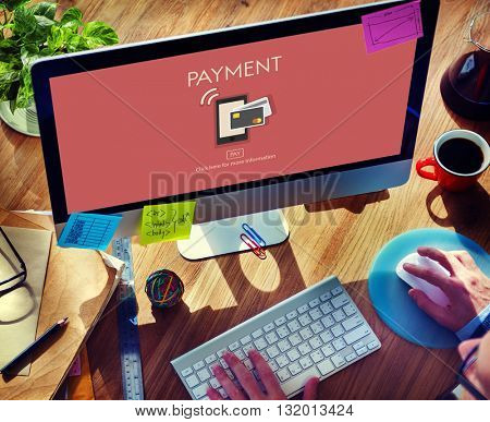 Online Payment Money Remittance Transfer Finance Concept