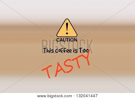Cafe Latte imitation background. Paper cup or mug print. Vector illustration background.