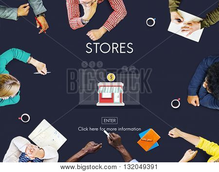 Stores Shops Business Opportunity Investment Concept