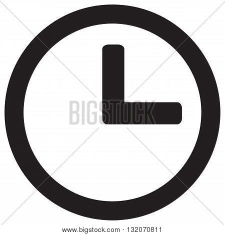 Time and Clock icon on white background