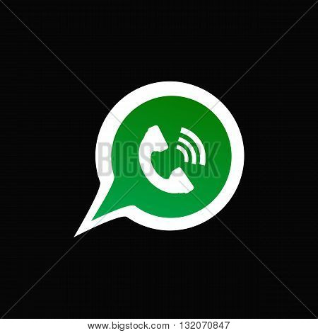 Call icon telephone using phone computer icon symbol calling