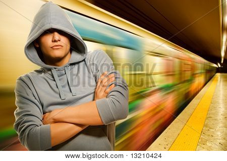 Unge kriminelle i metroen