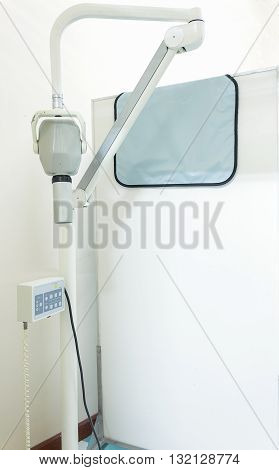 X-ray machine in the dental clinic .