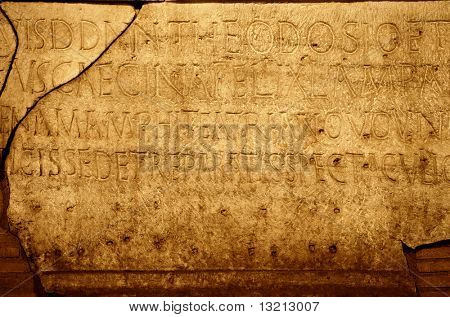 Texture lettres romaines