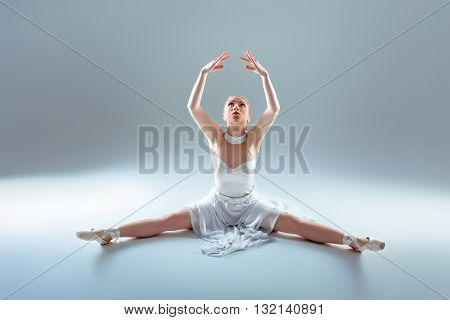 Young Beautiful Dancer Warming-up