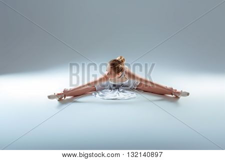 Young Beautiful Dancer Warming-up