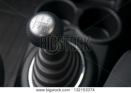 Car interior. manual transmission gear shift. car, gear, stick, move, manual,