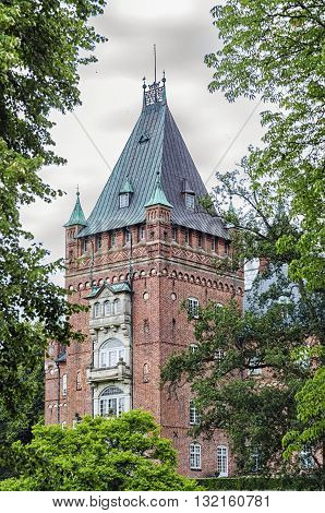 The historic Trollenas castle situated near to the swedish town of Ekeby.