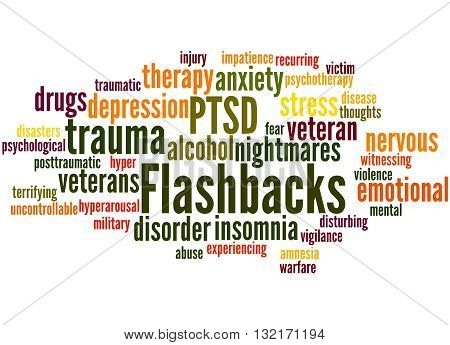 Flashbacks, Word Cloud Concept 8