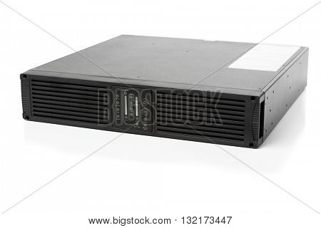 uninterruptible power supply (ups) controller, isolated on white