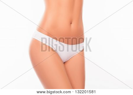 Close Up Photo Of Attractive White Women's Panties