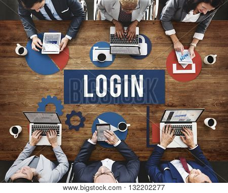 Login Username Protection Password Concept