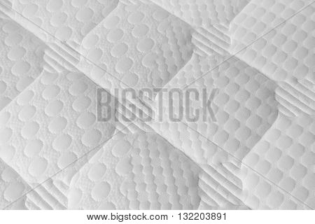 a shot pf Background of soft white mattress