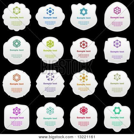 Design frames. Vector set.